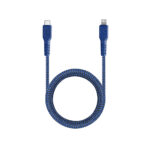کابل USB-C به لایتنینگ انرژیا مدل FibraTough طول 1.5 متر آبی