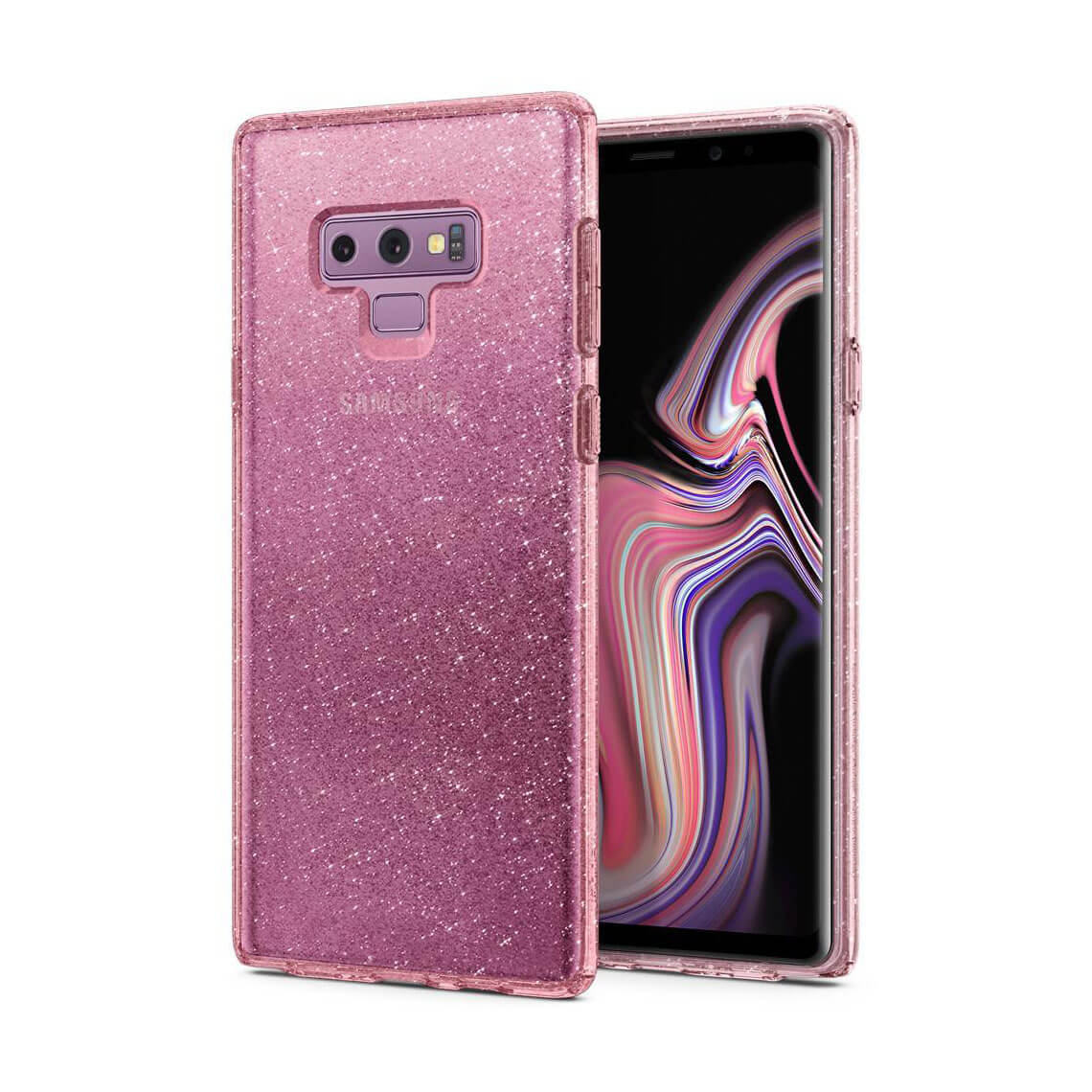 کاور اسپیگن مدل Liquid Crystal Glitter سامسونگ Galaxy Note 9