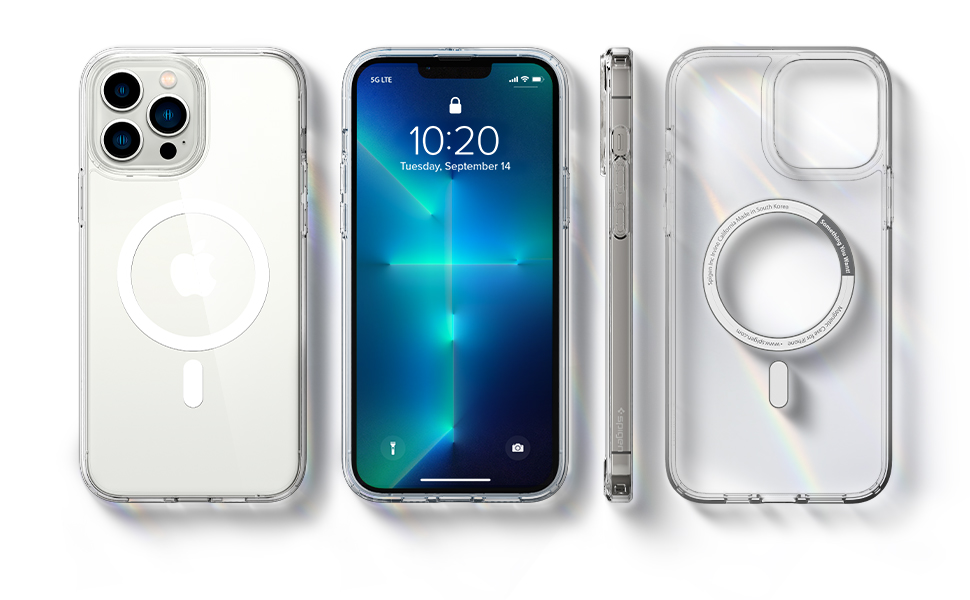 قاب اسپیگن آیفون 13 پرو مکس Spigen Ultra Hybrid Mag Case iPhone 13 Pro Max 6 قاب اسپیگن مدل Ultra Hybrid Mag برای iPhone 13 Pro Max