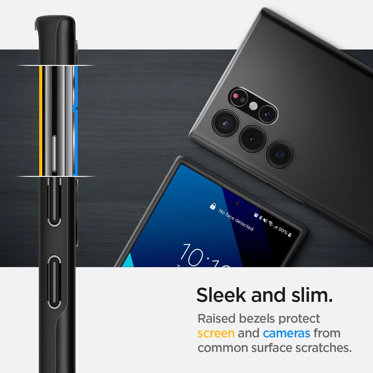 قاب محافظ اسپیگن مدل Thin Fit برای Samsung Galaxy S22 Ultra