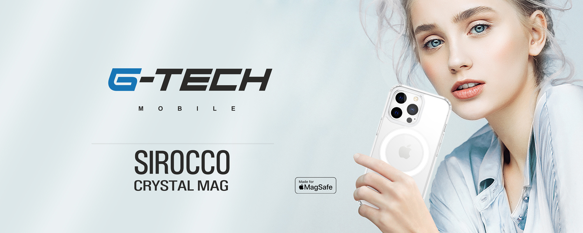 قاب جیتک آیفون 13 پرو G-TECH SIROCCO CRYSTAL MAG Case iPhone 13 Pro فروشگاه اسپيگن ایران