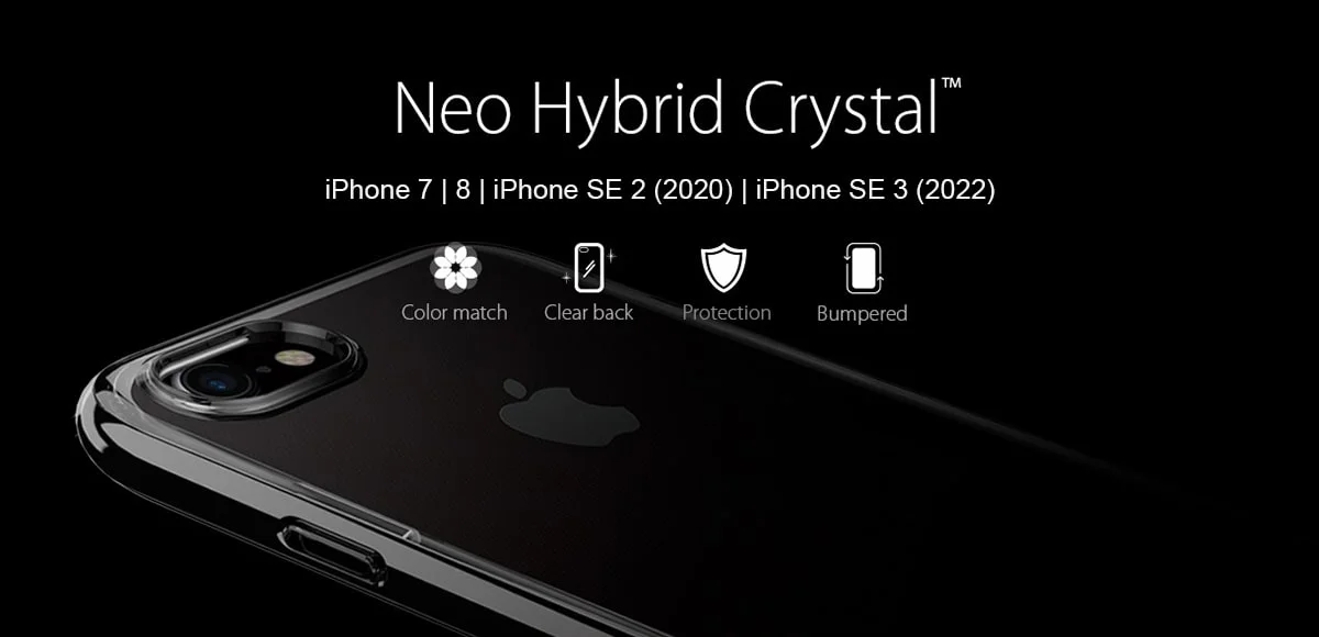قاب اسپیگن آیفون Spigen Neo Hybrid Crystal Case iPhone SE 3 (2022)