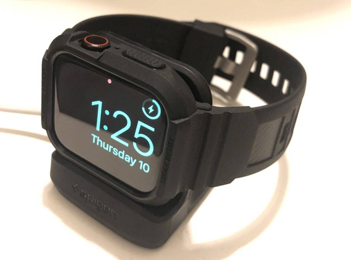 بند و کاور اپل واچ اسپیگن سایز 44/45 | Spigen Rugged Armor Pro Apple Watch Series 9/8/7/SE/6 Case 4 بند و کاور اپل واچ اسپیگن سری Rugged Armor Pro
