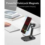 قابلیت شارژ ESR HaloLock Adjustable Wireless Charging Stand - Black