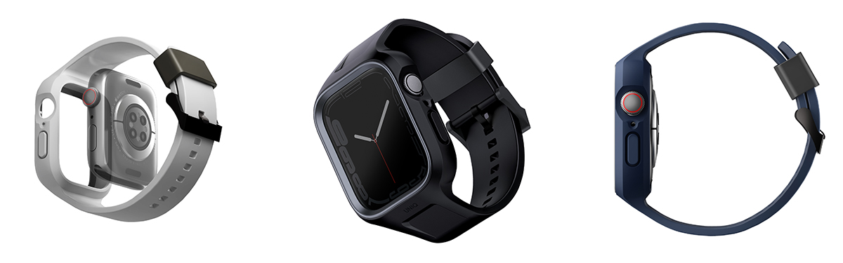 بند و قاب محافظ یونیک اپل واچ | Uniq Monos 2-in-1 Apple Watch Strap & Case 44/45mm 2 بند و قاب محافظ اپل واچ یونیک مدل Monos