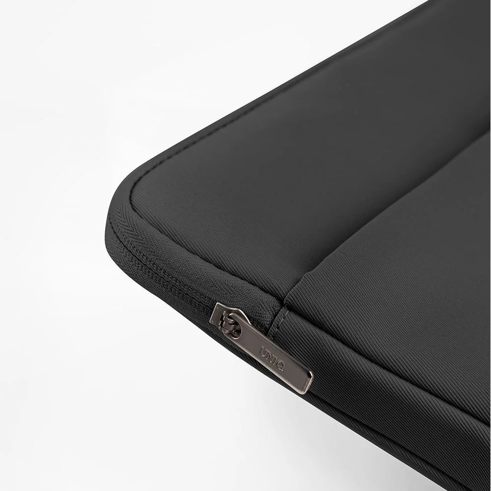 زیپ فلزی با کیفیت در کیف دستی یونیک مدل Bergen مناسب برای لپ تاپ تا 16 اینچی