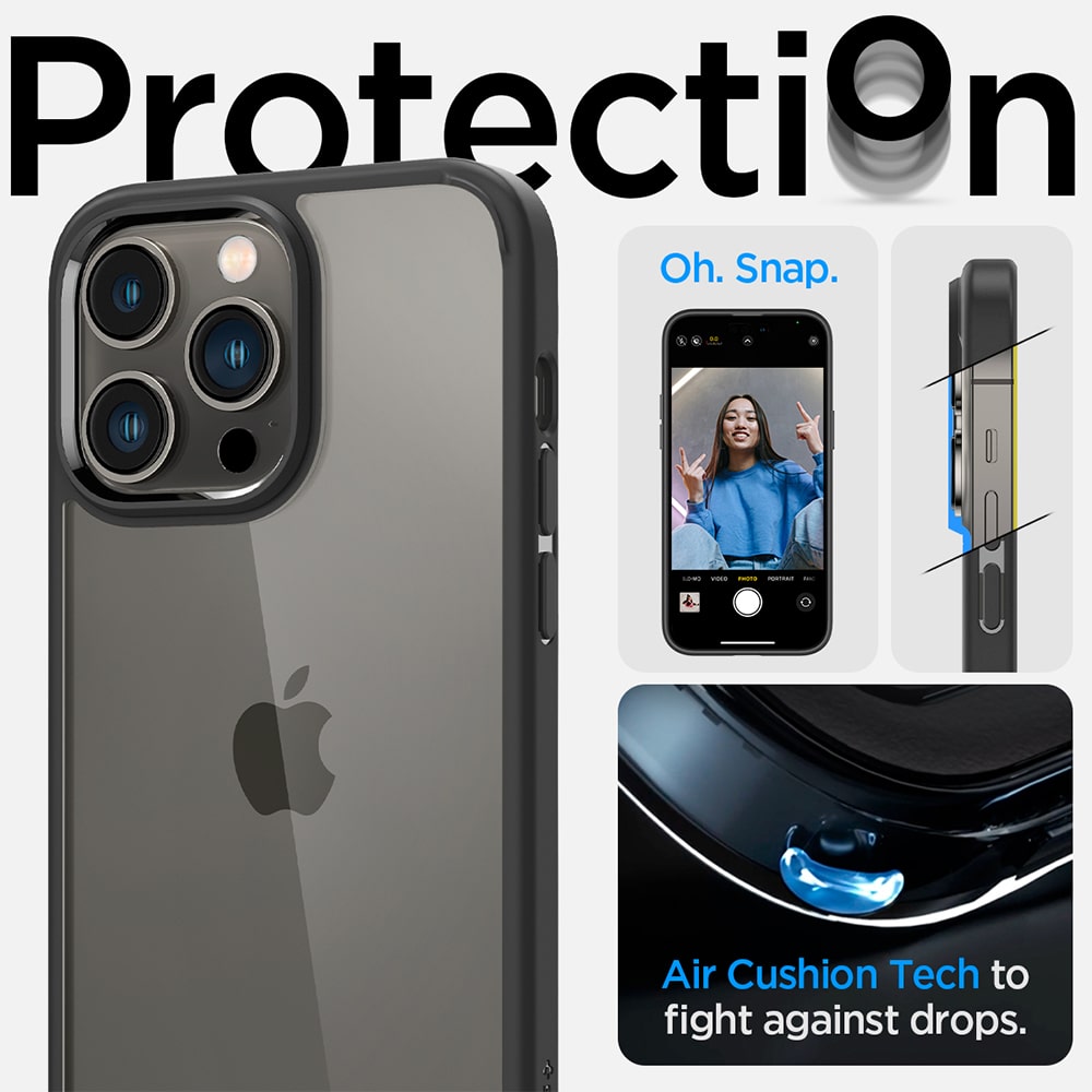 قاب اسپیگن آیفون 14 پرو Spigen Crystal Hybrid Case iPhone 14 Pro 3 قاب اسپیگن آیفون 14 پرو Spigen Crystal Hybrid Case iPhone 14 Pro فروشگاه اسپيگن ایران