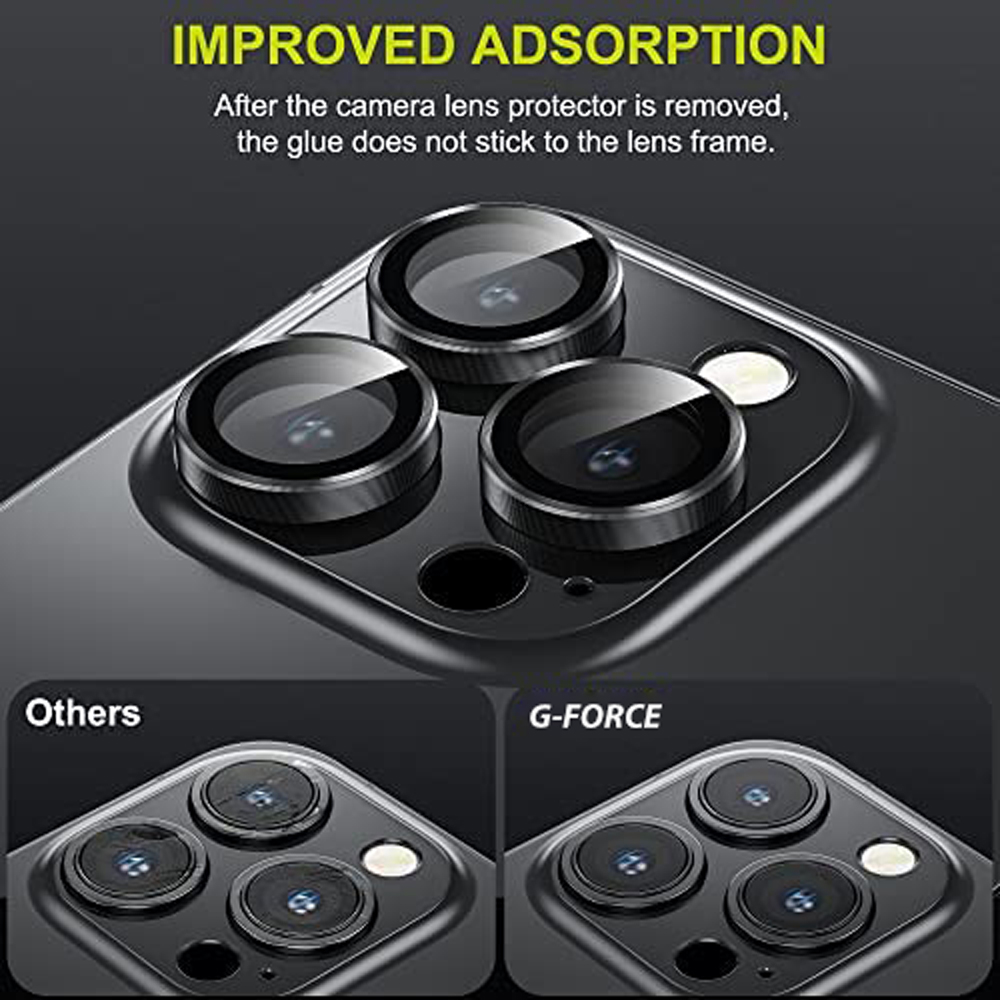 محافظ لنز دوربین جی تک آیفون 14 پرو / 14 پرو مکس GTech GForce Lens Protector 1 محافظ لنز دوربین جی تک آیفون 14 پرو / 14 پرو مکس GTech GForce Lens Protector فروشگاه اسپيگن ایران