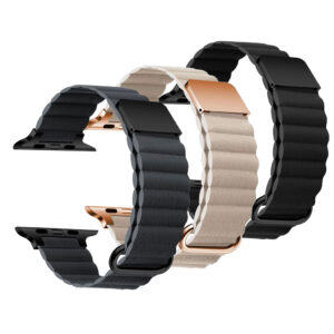 عنوان: معرفی بند اپل واچ جیتک مدل Microfiber Leather Loop Band برای سایزهای 44/45/49 میلیمتر
