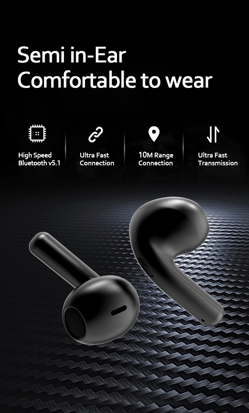 مشخصات کلی ایربادز گیمینگ جینای مدل Genai Earphones Headset Gaming E-Sport