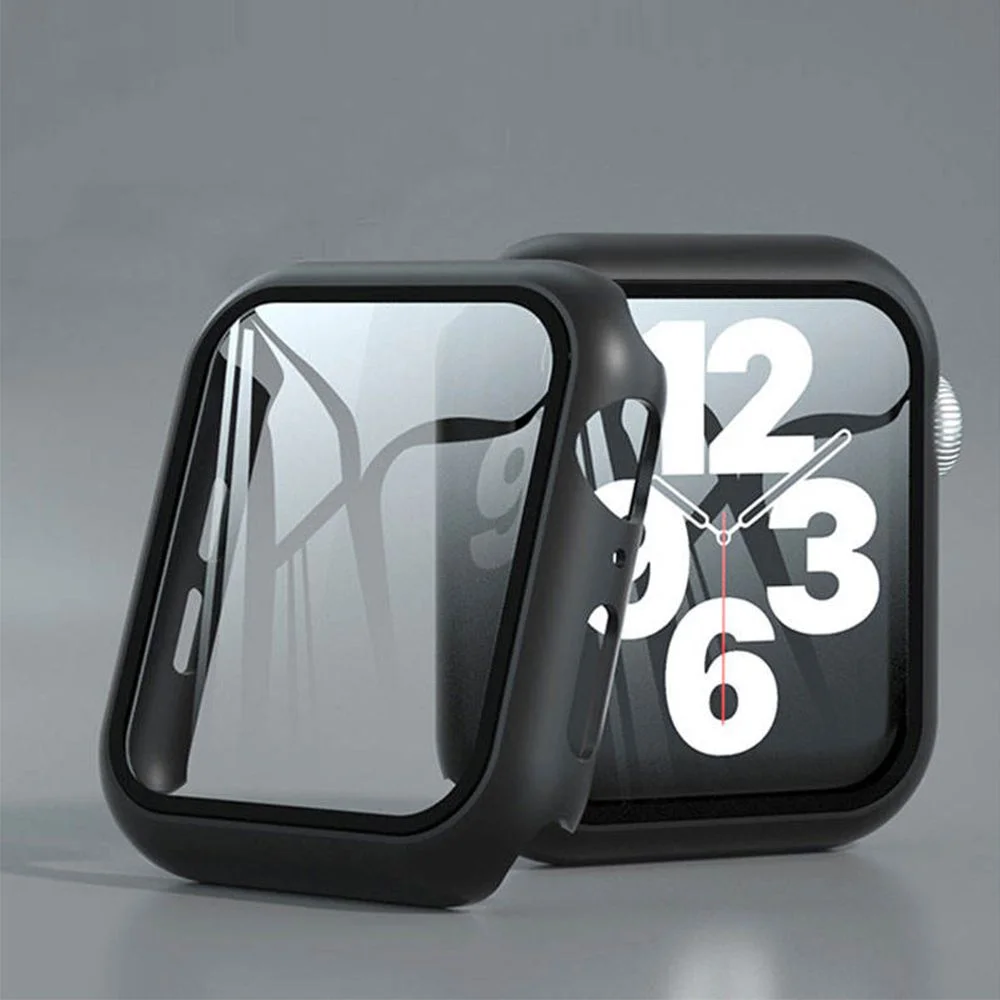 خرید و مشخصات گارد و محافظ صفحه نمایش جیتک برای اپل واچ 45 مدل G-TECH Ultra Thin WATCH 7/8 CASE