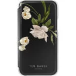 Ted Baker Elderflower Black Case With Mirror - For iPhone 14 Pro Max