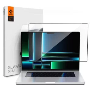 محافظ صفحه نمایش اسپیگن MacBook Pro 14" Screen Protector GLAS.tR SLIM (2021/2023)