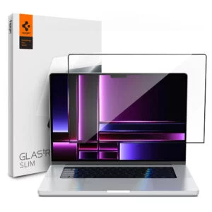 محافظ صفحه نمایش اسپیگن MacBook Pro 16" Screen Protector GLAS.tR SLIM (2021/2023)