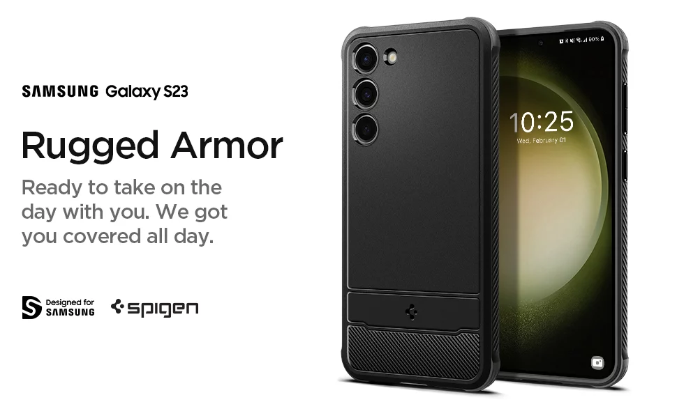 قاب اسپیگن گلکسی اس 23 | Spigen Rugged Armor Case Samsung Galaxy S23 1 قاب اسپیگن گلکسی اس 23 | Spigen Rugged Armor Case Samsung Galaxy S23 فروشگاه اسپيگن ایران