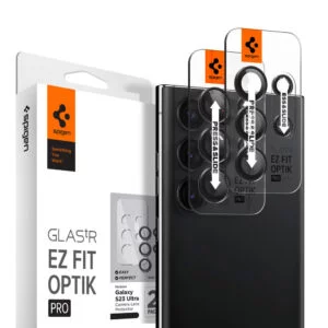 محافظ لنز دوربین اسپیگن مدل Glas.tR EZ Fit برای Galaxy S23 Ultra
