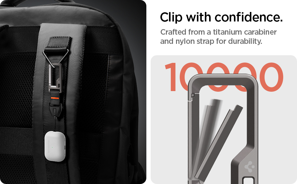 بند نگهدارنده اسپیگن مدل AirPods Pro 2 Lanyard Carabiner فروشگاه اسپيگن ایران