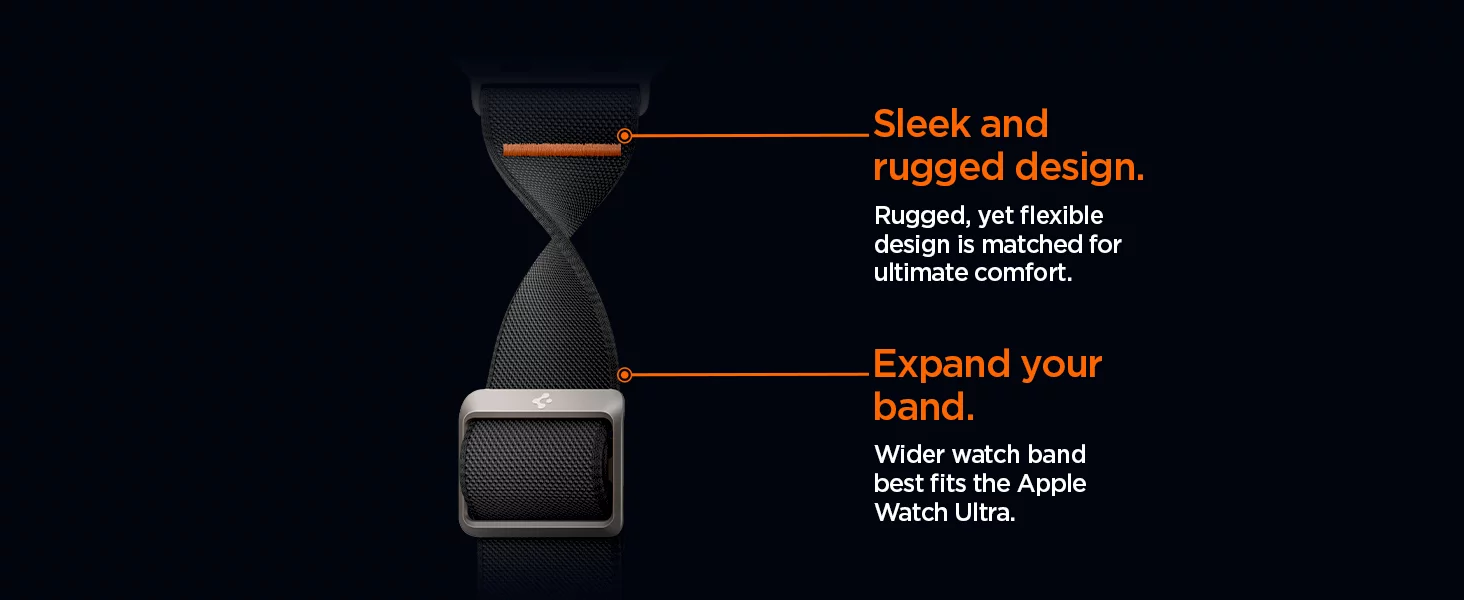 بند اپل واچ اولترا برند اسپیگن مدل Apple Watch Ultra Spigen Lite Fit Band فروشگاه اسپيگن ایران