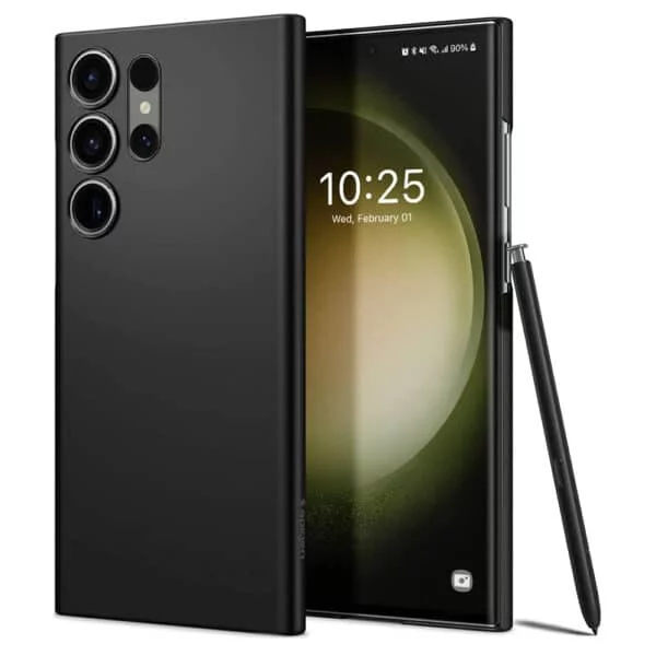 قاب اسپیگن مدل Air Skin Black برای Samsung Galaxy S23 Ultra