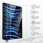 محافظ شیشه ای صفحه نمایش آیپد پرو 11 و آیپد ایر 10.9 برند ESR - Image 3