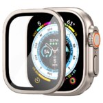محافظ صفحه نمایش اپل واچ اولترا برند اسپیگن Spigen Apple Watch Ultra (49mm) Screen Protector Glas.tR Slim Pro - Image 3