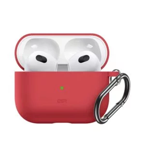 کاور ایرپادز 3 برند ESR مدل ESR BOUNCE Carrying Case For AirPods 2021 قرمز