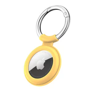 جاکلیدی ESR مدل Cloud Silicone مناسب برای اپل Air Tag زرد