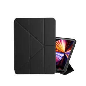 کیف و کاور آیپد 12.9 برند راکرز مدل Defensor II Smart Tri-Fold Origami Folio for iPad Pro 12.9″ (2021/2022)