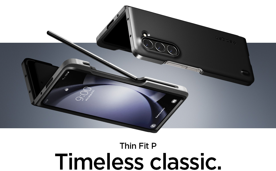 قاب گلکسی زد فولد5 برند اسپیگن مدل Spigen Thin Fit P Designed for Galaxy Z Fold 5 اورجینال