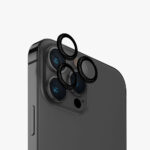 محافظ لنز دوربین آیفون 15 پرو مکس برند یونیک مدل Uniq Optix Lens Protector مشکی