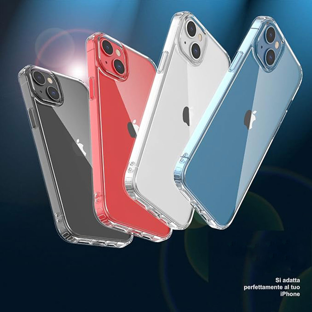 قاب آیفون 13و 14 برند جیتک مدل G-Tech Sirocco Crystal Hybrid Case iPhone 14/13 اورجینال