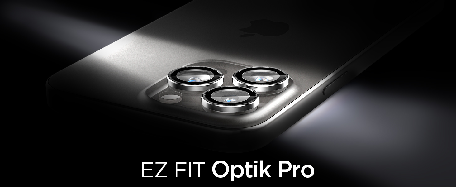 محافظ لنز دوربین اسپیگن مدل EZ Fit Optik Pro برای iPhone 15 Pro / 15 Pro Max