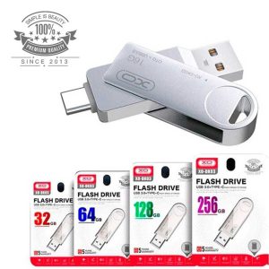 فلش مموری و او‌تی‌جی تایپ سی ایکس او مدل XO DK03 USB3.0 Type-c to USB OTG