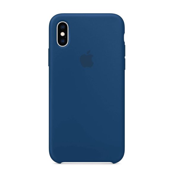 قاب سیلیکونی اورجینال اپل Apple Silicone Case iPhone Xs