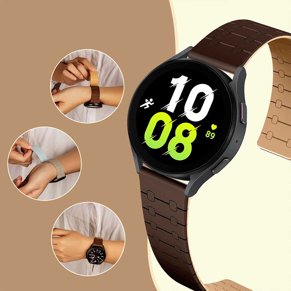 بند گلکسی واچ سامسونگ 4/5/6/7 G-Tech Lopard for Galaxy Watch فروشگاه اسپيگن ایران
