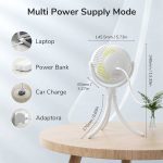 پنکه شارژی JISULIFE Octopus USB Fan FA24 - Image 6