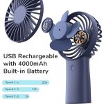 پنکه دستی شارژی JISULIFE Handheld Fan F2B - Image 4
