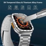 محافظ صفحه نمایش اپل واچ اولترا Apple Watch Ultra (49mm) Screen Protector Metal Guard - Image 13