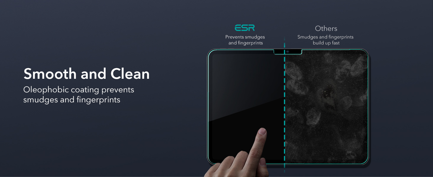 محافظ صفحه نمایش آیپد پرو 11 مدل ESR Tempered-Glass for iPad Pro 11 (2024) فروشگاه اسپيگن ایران