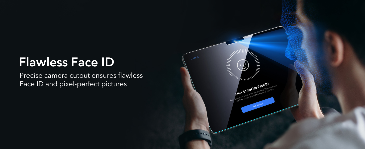 محافظ صفحه نمایش آیپد پرو 11 مدل ESR Tempered-Glass for iPad Pro 11 (2024) فروشگاه اسپيگن ایران
