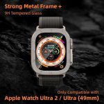 محافظ صفحه نمایش اپل واچ اولترا Apple Watch Ultra (49mm) Screen Protector Metal Guard - Image 8