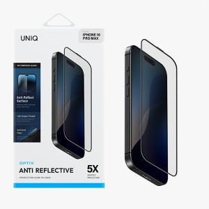 محافظ صفحه ضد انعکاس یونیک UNIQ Optix Anti-Reflective iPhone 16 pro Max