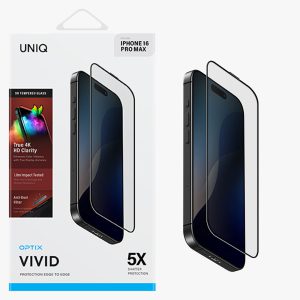 محافظ صفحه ضد انعکاس یونیک UNIQ Optix Anti-Reflective iPhone 16 pro Max