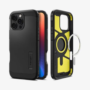 قاب آیفون 16 پرو مکس اسپیگن Spigen Tough Armor AI (MagFit) iPhone 16 Pro Max