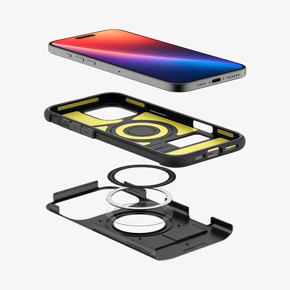 قاب آیفون 16 پرو مکس اسپیگن Spigen Slim Armor (MagFit) - Image 8