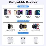 شارژر بیسیم مغناطیسی XO 3-in-1 Cube - Image 5