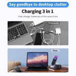 شارژر بیسیم مغناطیسی XO 3-in-1 Cube - Image 3