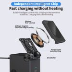 شارژر بیسیم مغناطیسی XO 3-in-1 Cube Compatible