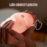 چراغ خواب شارژی XO OZ09 Little Pink Pig - Image 7