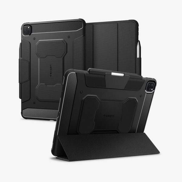 کاور آیپد پرو ۱۳ Spigen Rugged Armor Pro Case iPad Pro 13 M4 (2024)